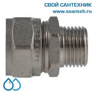 01160 Соединитель обжимной с переходом на нар.р. 16 х 1/2" 