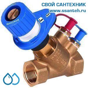 12530 Honeywell, V5032Y0025B Запорно-балансировочный клапан Kombi-2-plus, DN25, Kvs 6,9