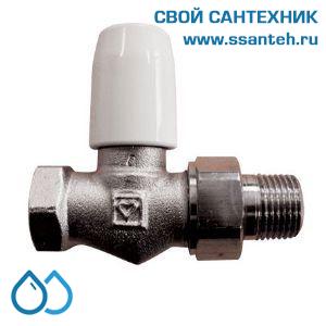 15325 HERZ 1552312 Клапан ручной радиаторный прямой, 3/4", Kvs 2,2 м3/час, PN 10 бар, 110°C, с точной предварительной настройкой.