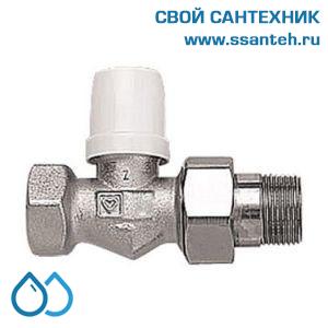 16027 HERZ 1682380 Клапан ручной радиаторный прямой, 3/8", Kvs 1,4 м3/час, PN 10 бар, 110°C, с точной предварительной настройкой.