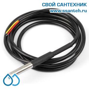 23494 PF02-65-2M Датчик температуры теплоносителя, IP65, NTC 2 кОм, -40...+150°C, L=55 мм, d=6 мм, кабель 2 м
