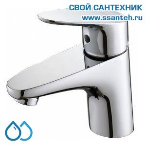 03354 BRAVAT F14898C-1(DR 0226) Drop Смеситель на раковину низкий, хром