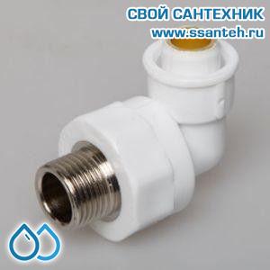 06178 PP-R Уголок НР 20х1/2" (30/180)